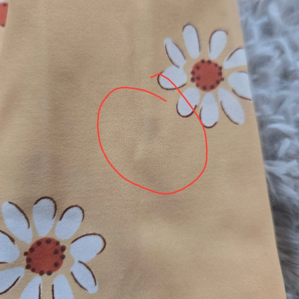 Modern Moments by Gerber Girls Mustard Yellow Daisy Long Sleeve Swimsuit‎ 3T